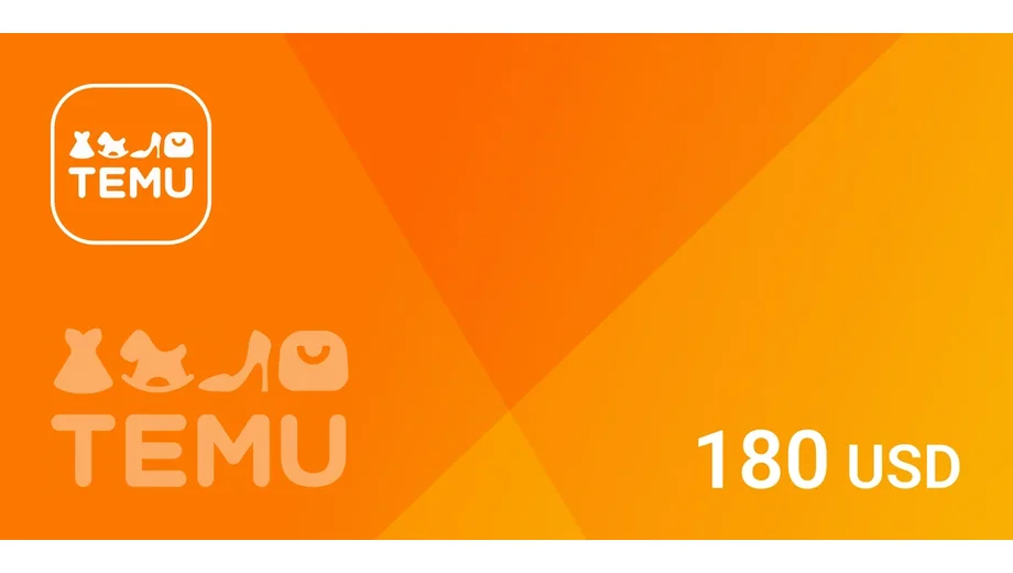Temu 180 USD Gift Card (Global) gallery image 2