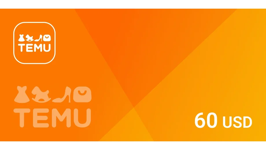 Temu 60 USD Gift Card (Global) gallery image 2