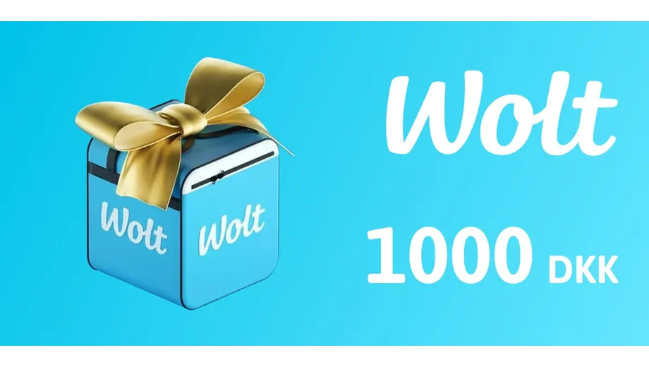 Wolt 1000 DKK Gift Card (Denmark) gallery image 2