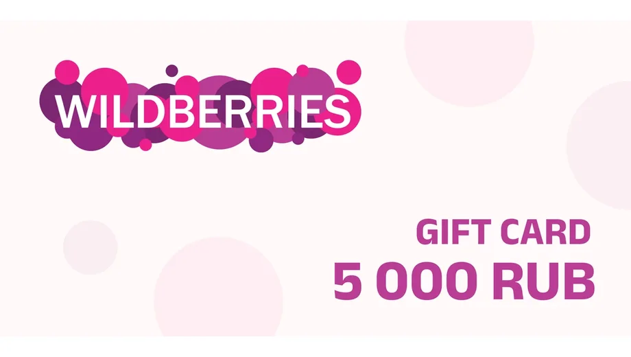 Wildberries 5000 RUB Gift Card (Russia) gallery image 2