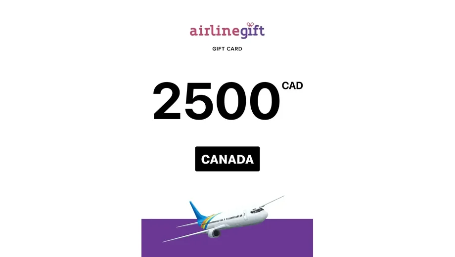 Airline 2500 CAD Gift Card (Canada) gallery image 2
