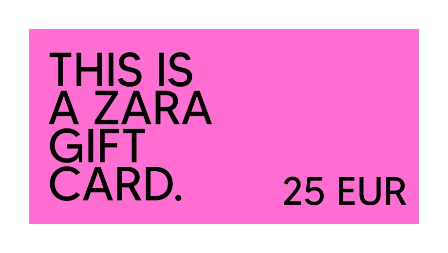 Zara Store 25 EUR Gift Card (Spain) gallery image 2