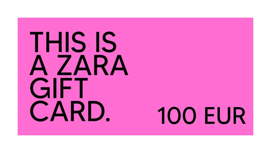 Zara Store 100 EUR Gift Card (Spain) gallery image 2