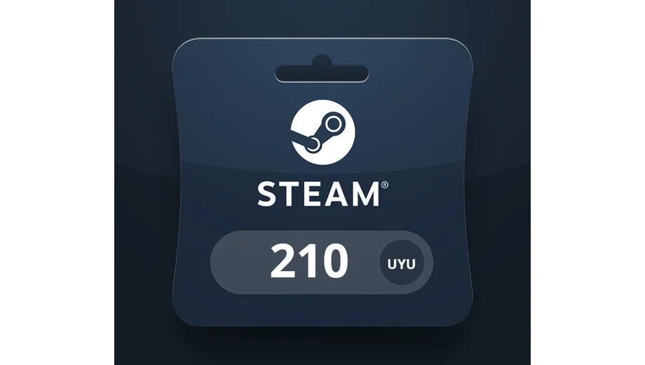 Steam Wallet 210 UYU Gift Card (Global) gallery image 2