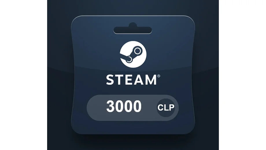 Steam Wallet 3000 CLP Gift Card (Chile) gallery image 2