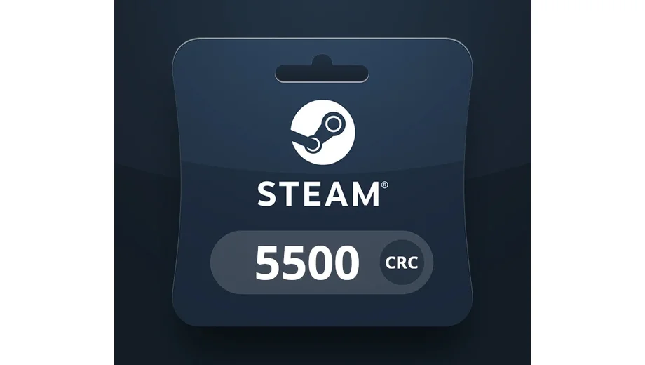 Steam Wallet 5500 CRC Gift Card (Global) gallery image 2