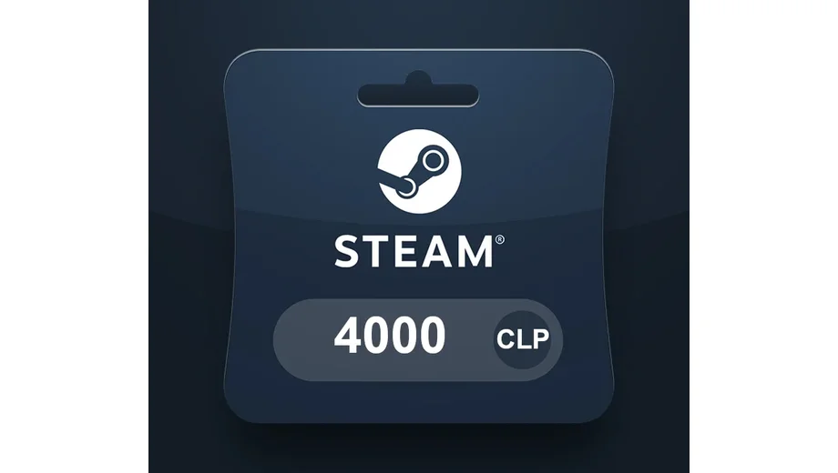 Steam Wallet 4000 CLP Gift Card (Chile) gallery image 2