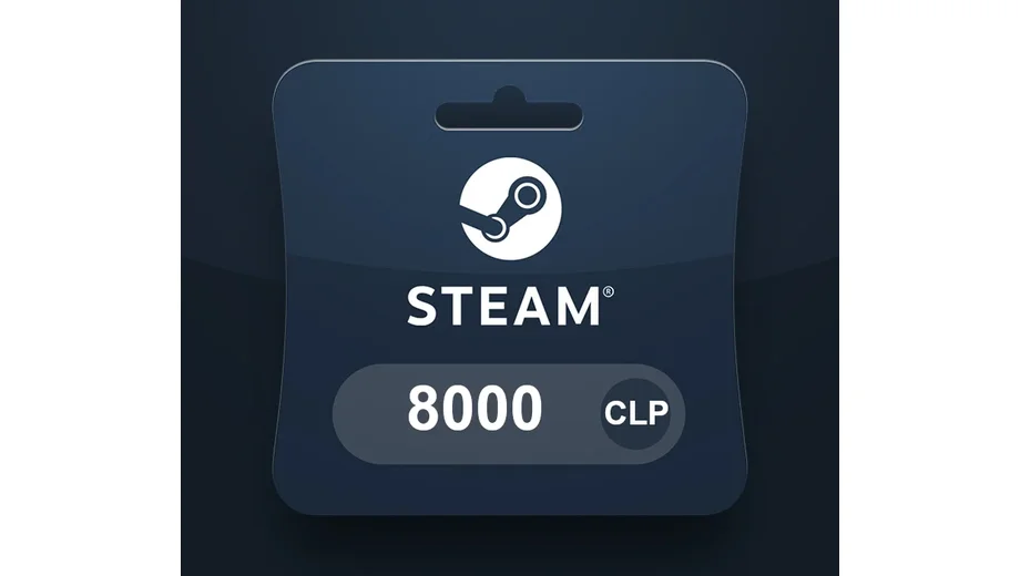 Steam Wallet 8000 CLP Gift Card (Chile) gallery image 2