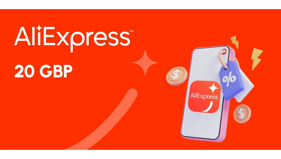 AliExpress 20 GBP Gift Card (Global) gallery image 2