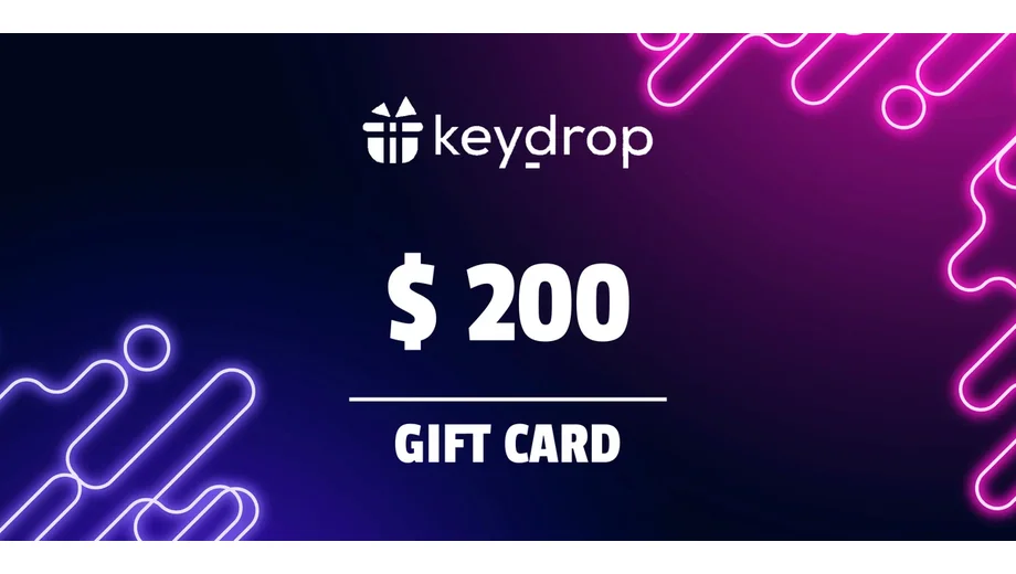 Key-Drop 200 USD Gift Card (Global) gallery image 2