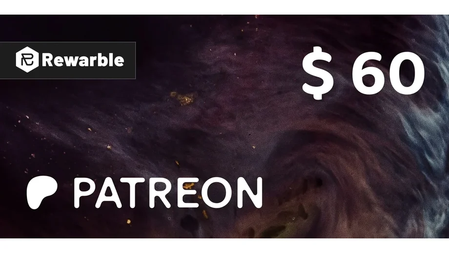 Patreon 60 USD Gift Card (Global) gallery image 2