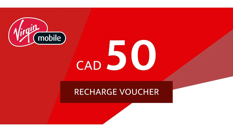 Virgin Mobile 50 CAD Gift Card (Canada) gallery image 1
