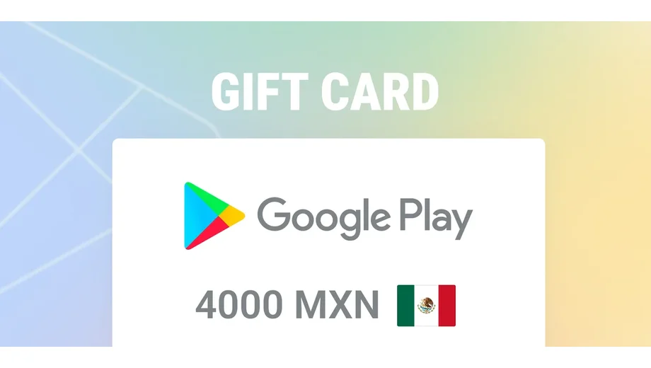 Google Play 4000 MXN Gift Card (Mexico) gallery image 2