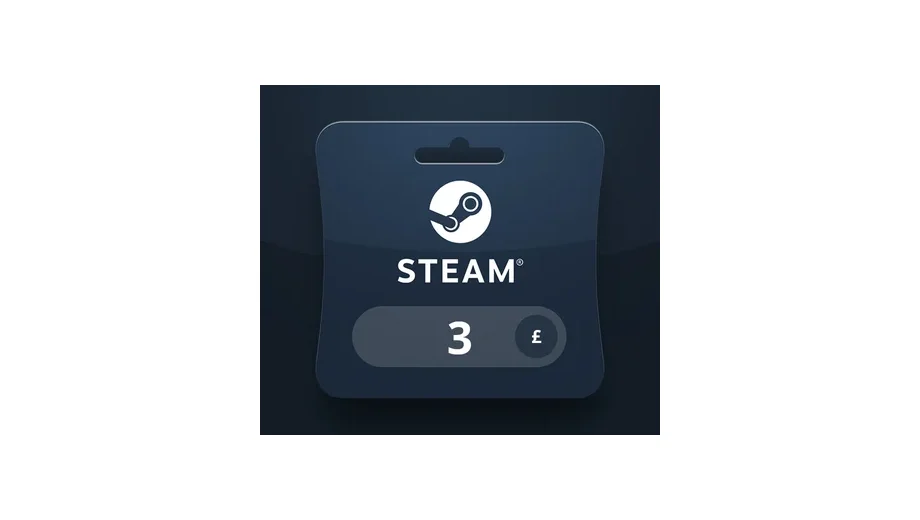 Steam Wallet 3 GBP Gift Card (United Kingdom) gallery image 2