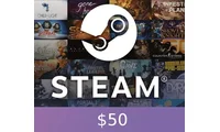 Steam Wallet 50 USD Gift Card (Global) thumb 1