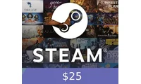 Steam Wallet 25 USD Gift Card (Global) thumb 1