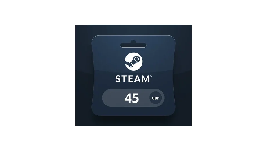 Steam Wallet 45 GBP Gift Card (United Kingdom) gallery image 2
