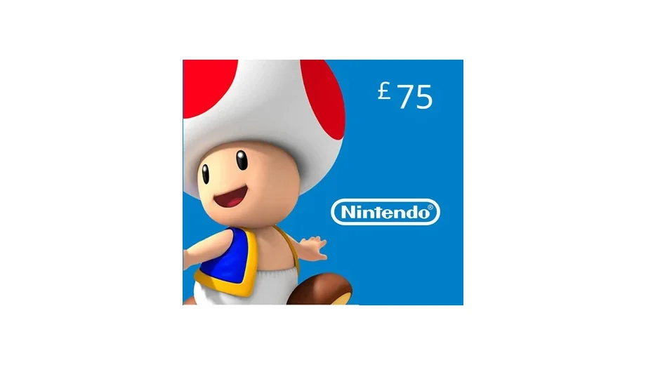 Nintendo eShop 75 GBP Gift Card (United Kingdom) gallery image 2