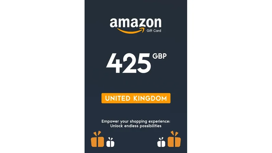Amazon 425 GBP Gift Card (United Kingdom) gallery image 2