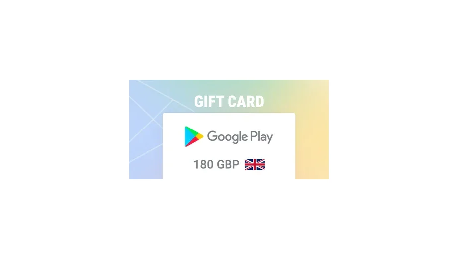 Google Play 180 GBP Gift Card (United Kingdom) gallery image 2