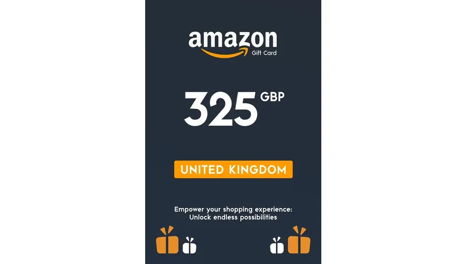 Amazon 325 GBP Gift Card (United Kingdom) gallery image 2