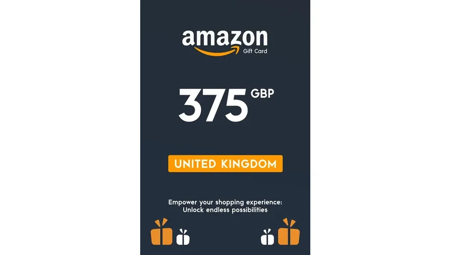 Amazon 375 GBP Gift Card (United Kingdom) gallery image 2