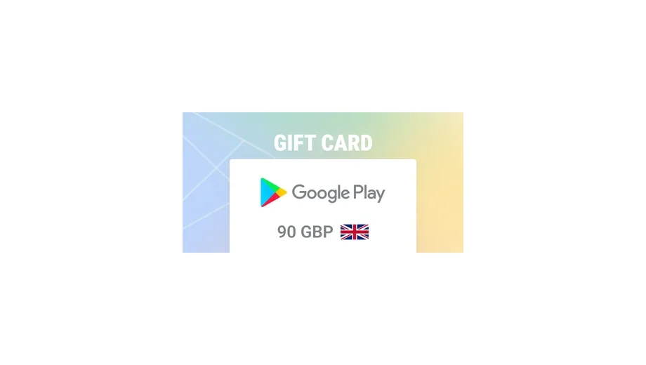 Google Play 90 GBP Gift Card (United Kingdom) gallery image 2
