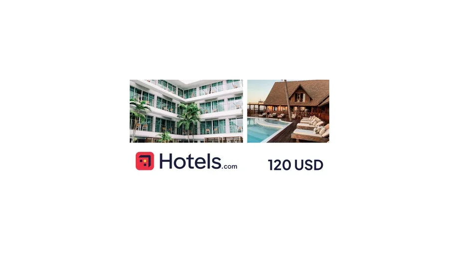 Hotels.com 120 USD Gift Card (United States) gallery image 2