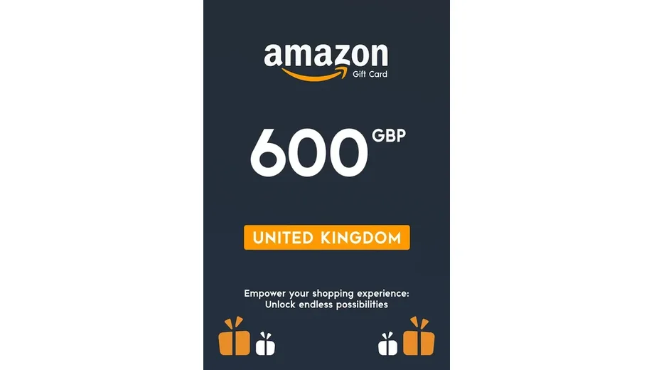 Amazon 600 GBP Gift Card (United Kingdom) gallery image 2