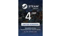 Steam Wallet 4 GBP Gift Card (United Kingdom) thumb 2