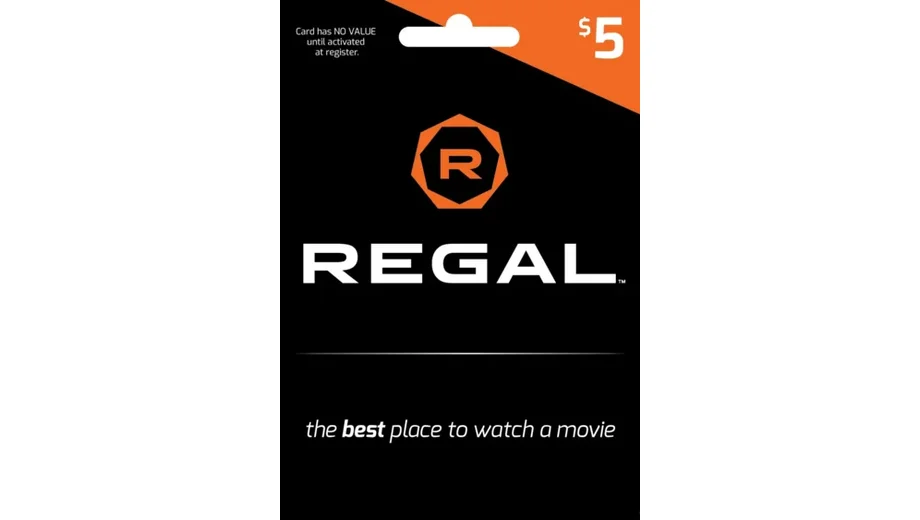 Regal 5 USD Gift Card (United States) gallery image 2