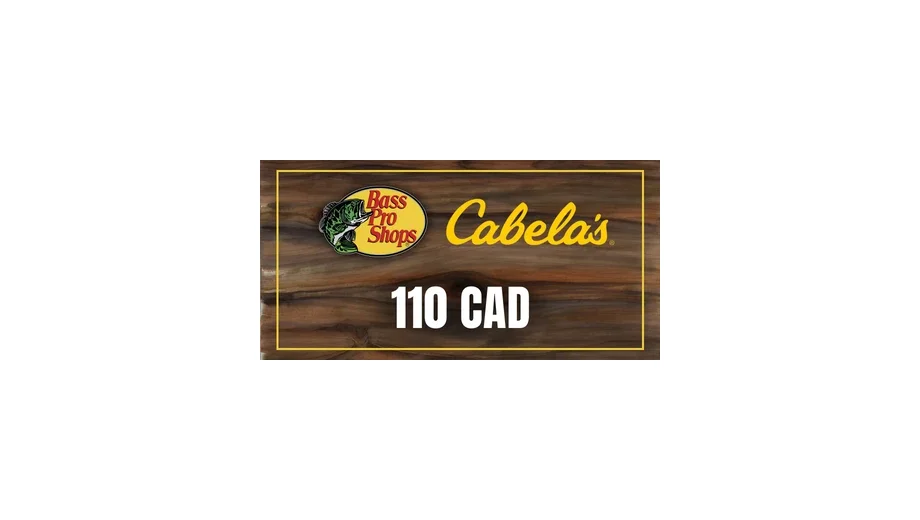 Cabelas 110 CAD Gift Card (Canada) gallery image 2