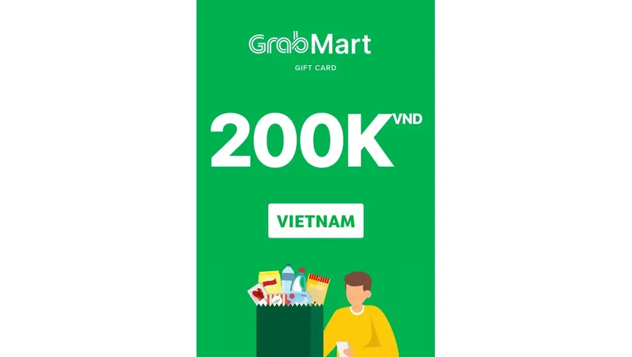 Grab 200000 VND Gift Card (Vietnam) gallery image 2