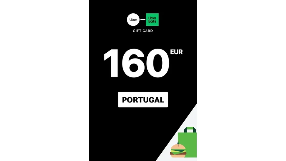 Uber 160 EUR Gift Card (Portugal) gallery image 2