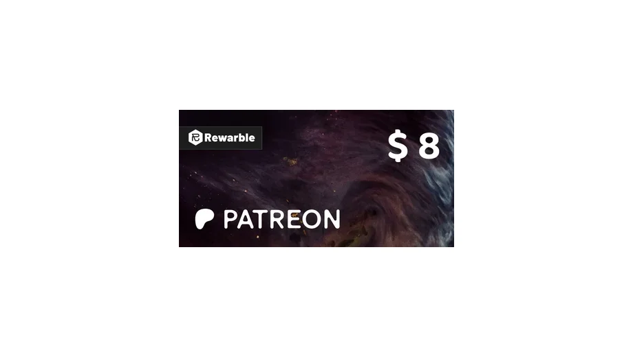 Patreon 8 USD Gift Card (Global) gallery image 2