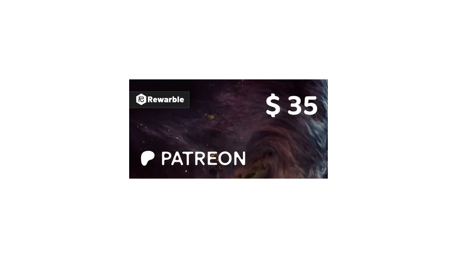 Patreon 35 USD Gift Card (Global) gallery image 2