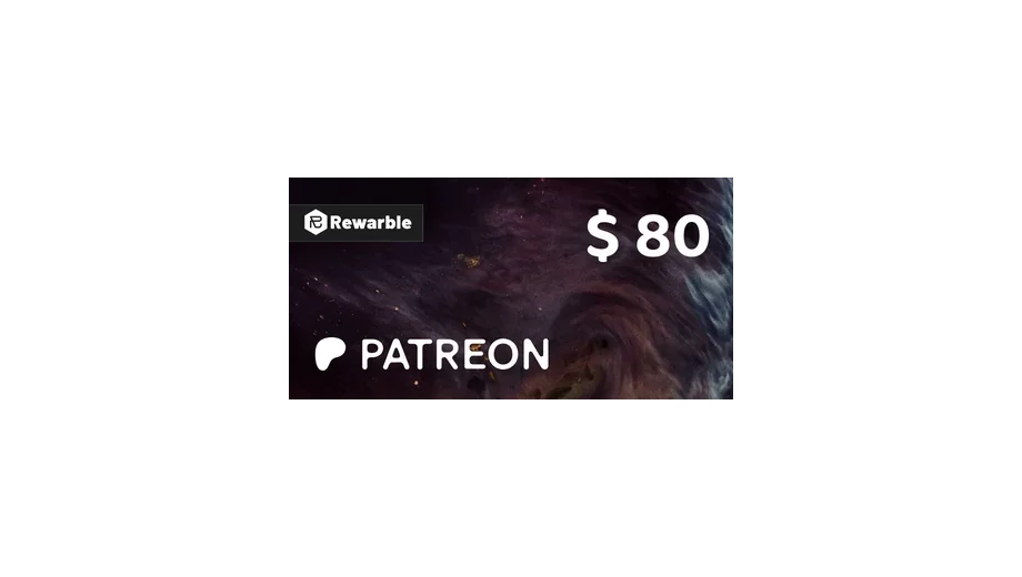 Patreon 80 USD Gift Card (Global) gallery image 2