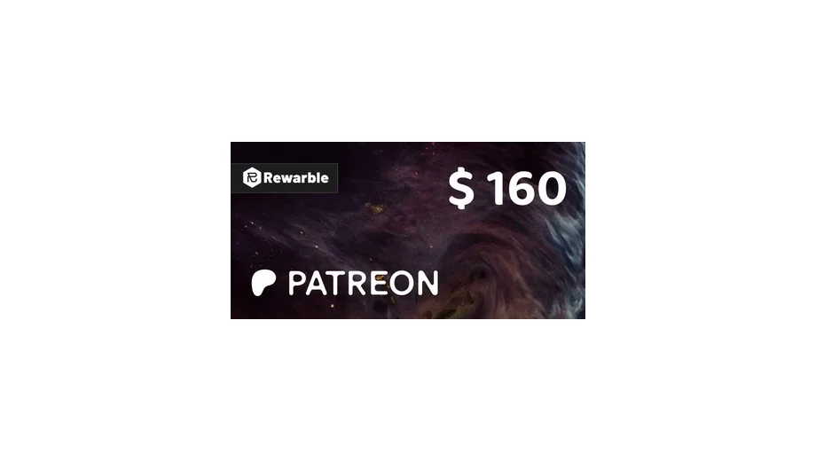 Patreon 160 USD Gift Card (Global) gallery image 2
