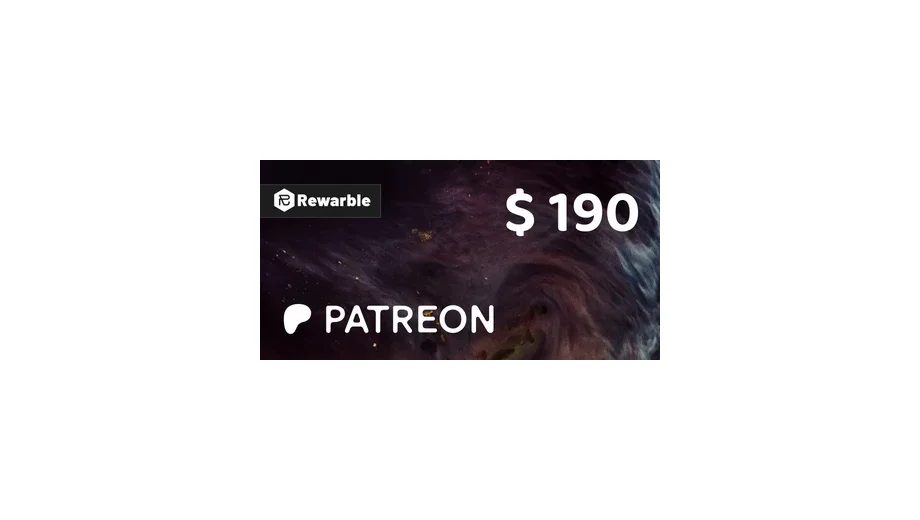 Patreon 190 USD Gift Card (Global) gallery image 2