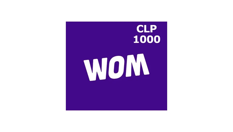 Wom Chile 1000 CLP Mobile Top-up gallery image 2