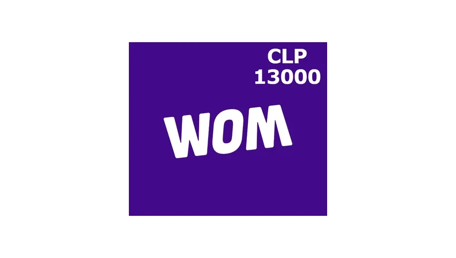 Wom Chile 13000 CLP Mobile Top-up gallery image 2