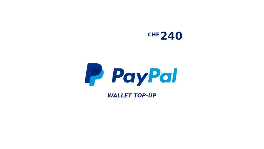 PayPal 240 CHF Payment Card (Global) gallery image 1