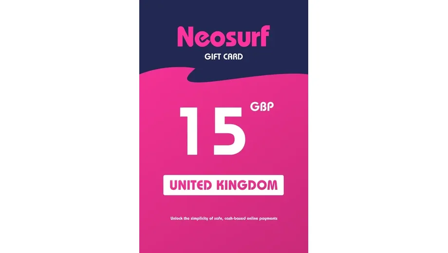 Neosurf 15 GBP Payment Card (United Kingdom) gallery image 1