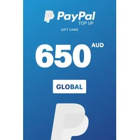 PayPal 650 AUD Payment Card (Global)