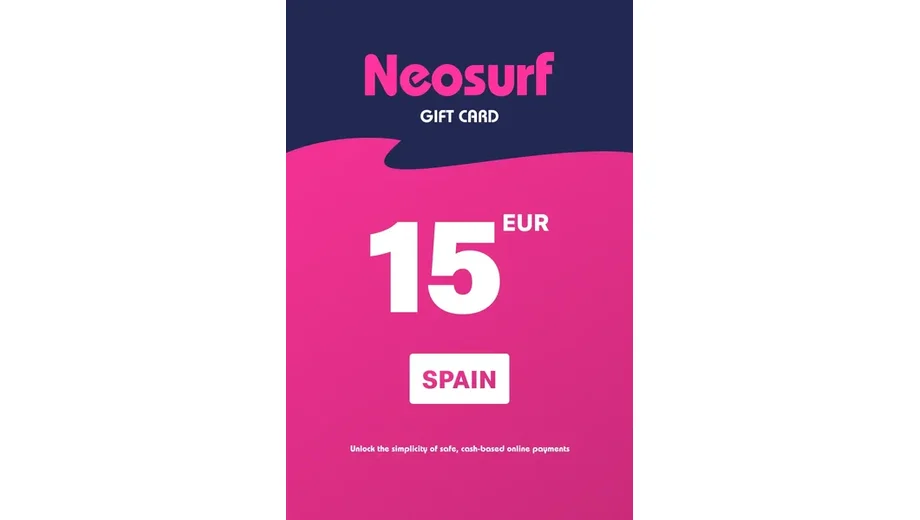 Neosurf 15 EUR Payment Card (Spain) gallery image 1