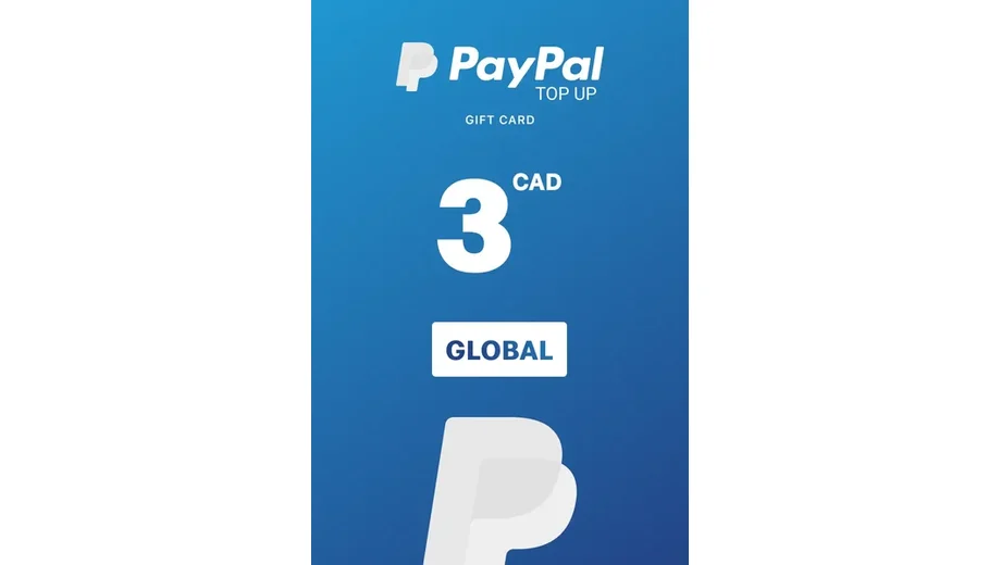 PayPal 3 CAD Payment Card (Global) gallery image 1