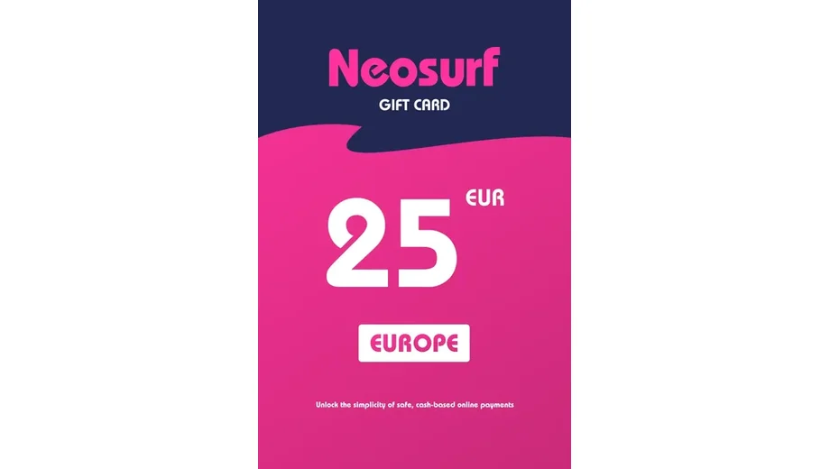 Neosurf 25 EUR Payment Card (Europe) gallery image 1