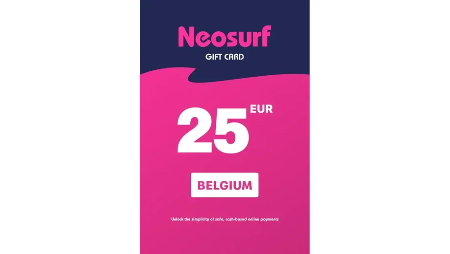 Neosurf 25 EUR Payment Card (Belgium) gallery image 1
