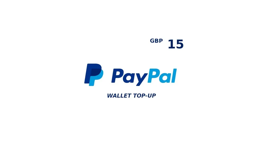 PayPal 15 GBP Payment Card (Global) gallery image 1