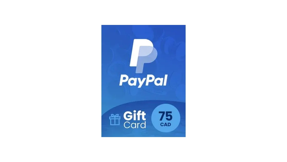 PayPal 75 CAD Payment Card (Global) gallery image 1
